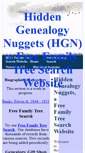 Mobile Screenshot of hiddengenealogynuggets.com